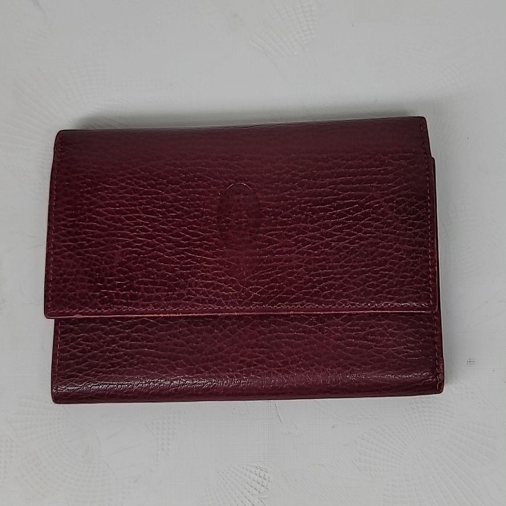 CARTIER MUST CLASP TRI-FOLD WALLET CLASP CLOSURE COMPACT WALLET - Picture 3 of 9